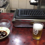 鈴見焼肉 - 有煙コンロ