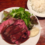 道玄坂コックマン - バケットかライスが選べ大盛お代わりサービス