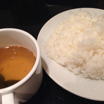 円山ダイニング - スープ、ライス
