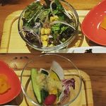 sakura食堂 - "ダブルサラダ"
                                サラダセットにすることでダブルサラダに！