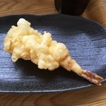 合田うどん - 衣モコモコ海老星人（笑）