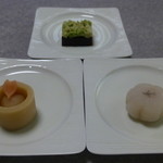 日菓 - 3種類で、1,080円税込。