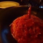 SOLFAMILIA - ◆旨トマトのアラビアータ（1400円）・・パスタ好きさんが食べました。
                        一口だけ頂きましたが結構辛目です。
                        トマトソースがタップリですので、トマト好きの方はお気に召すかと。