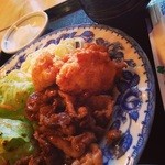 和楽亭 - ポーク焼肉と唐揚定食