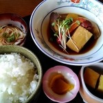 ソラ マメ - Ｄランチ　ぶりの梅サッと煮