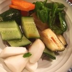 焼鳥 若竹 - お新香はサービスです