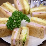 ウエスト青山ガーデン - ミックスサンド（ハムとタマゴ）