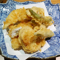 銀座 玉ゐ - アナゴ、野菜天