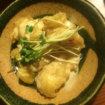 虎丸 - たこ天ぷらマヨぽん酢かけ