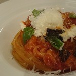 OSTERIA AL CORALLO - ジューシーな揚げ茄子とリコッタチーズに、フレッシュなトマトソースが合う！
