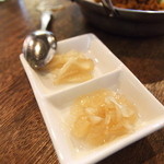 クワランカ カフェ - らっきょうは２種類