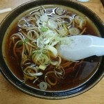 元祖美唄焼鳥 三船 東札幌店 - 出汁たっぷりのおそば