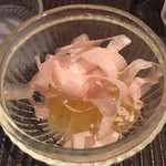 魚菜料理 縄屋 - 桃のお浸し