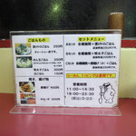 豚人 - らーめん、トッピングは裏側。