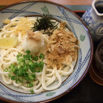 阿波うどん - ぶっかけうどん（天かす少なめ）