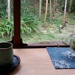 みやけ 旧鴻池邸表屋 - 竹林が見える席