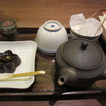 一保堂茶舗 喫茶室 嘉木 - 20150817　煎茶　芳泉　冷茶セット　1404円