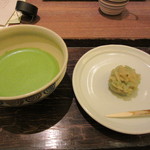一保堂茶舗 喫茶室 嘉木 - 20150817　抹茶　明昔（薄茶）セット　1296円