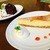 タイムピースカフェ - 料理写真:デザートセットのチーズケーキ