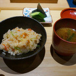 一献 - トマトとからすみのご飯(2015/8月撮影)