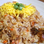 おやじ - 2015年7月　焼き飯にはグリンピースがこんにちは