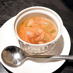 焼肉&グリル　貴坂 - セットのスープ
