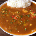 元 - 海老と帆立のチーズカレー