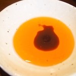 茶しん - ホワイト餃子（タレ）