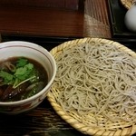 新橋ときそば - 茄子汁そば。