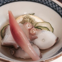 うなぎ川勢 - 蛸ときゅうりの酢の物６００円