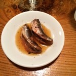 葱鮪屋 - お通しはいわしめんたい