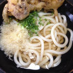 松下製麺所 - うどん1玉200円 ゲソ天90円