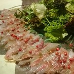 自遊人処 - H27.8 本日のカルパッチョ、いさき