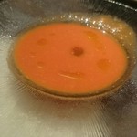 自遊人処 - H27.8　スイカとトマトのガスパチョ