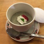 河太郎 - いか活造り定食/デザート(2160円)