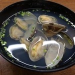 三枡 - あさり汁(200円)