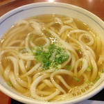 Honkaku Teuchi Moriya - 温かけうどん280円＋大150円 写真が綺麗に撮れてなくてすいやせん(´；ω；｀)  