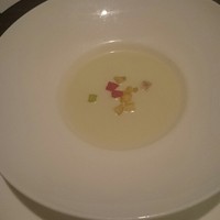 ステーキ＆シーフード ボストン - 枝豆の冷製スープ