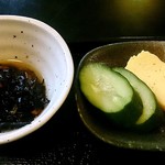 ジン - Jin ＠葛西 ランチセットに付くひじき煮と玉子焼・胡瓜の漬物