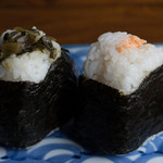 穂の香 - 辛子高菜油炒め、鮭