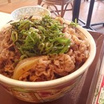 すき家 - ねぎ玉牛丼メガ