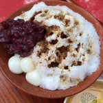 さるや - 氷室の氷 黒糖白玉＋小豆