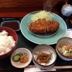 とんかつ里久 - ロースかつ定食