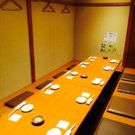 喜あじ - 【掘りごたつ席】8名様から最大12名様の貸し切り出来ます。