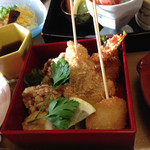 道後舘 - 子供:串盛り合わせ