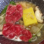 道後舘 - 大人:伊予牛とトウモロコシ寄せスープ鍋