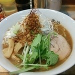らーめん処 歩や - 【2015.8.20(木)】和だし醤油らー麺(大盛・225g)830円