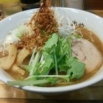 らーめん処 歩や - 【2015.8.20(木)】和だし醤油らー麺(大盛・225g)830円