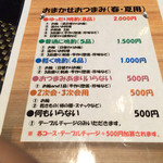 JapaneseBar克 - H27.08.14 おまかせおつまみ