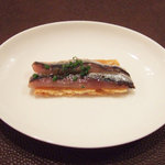 自家製アンチョビ(アミューズ)